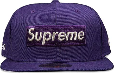 supreme $1m metallic box logo|Supreme $1M Metallic Box Logo New Era Purple.